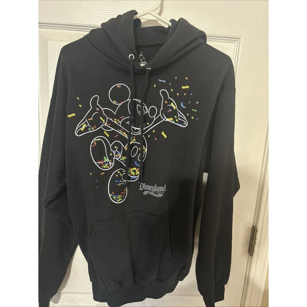 Disney Parks Disneyland Resort Black Pullover Hoodie Mickey